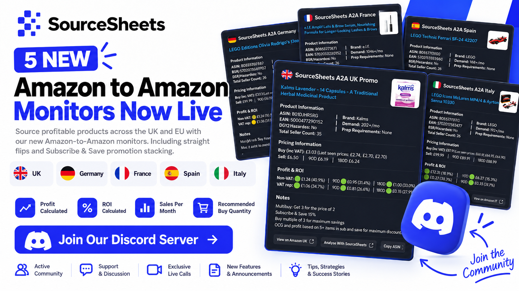 Five New Amazon To Amazon Monitors
